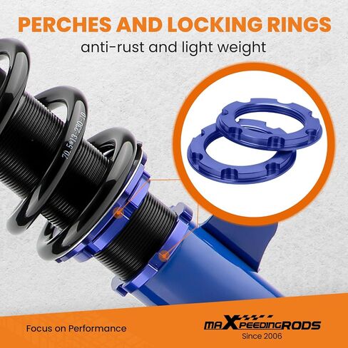 maXpeedingrods Coilovers for Toyota Camry 1992-2001, for Toyota Avalon 1995-2003, Solara 1999-2003, for Lexus ES300 1992-2001, Height Adjustable Coilovers Suspension Kit, Lowering Kit Blue in Saudi Arabia