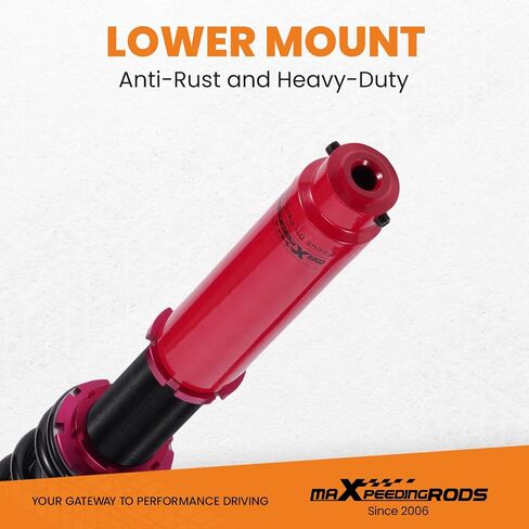 MaxPeedingrods Coilovers لـ Benz S-Class W220 2000-2006 ، لـ Benz S430 S500 2000-2006 ، 24 مستويات قابلة للتعديل قابلة للتعديل. in Saudi Arabia