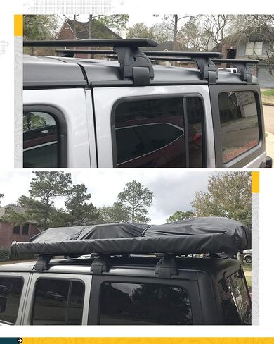 330lbs Heavy Duty Roof Racks 3PCS Fit for Jeep Wrangler JK JL Gladiator JT 2007-2025 Hard Top 2 & 4 Door W/Anti-Theft Lock Cross Bars for Tent Travel Bike Kayak Snowboard in Saudi Arabia