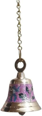 Brass Hanging Pooja Bell for Temple- [Ounce: -15.49= Gram: -349] in Saudi Arabia