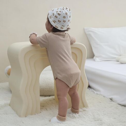 Baby Bodysuit Ribbed Romper 5-pcs Soft Unisex Boy Girl Outfit Clothes Set 0-12 momth in Kuwait