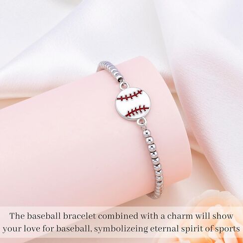 Gifts for Pickleball Lovers, Soccer/Baseball/Pickleball Bracelet Pickleball Stuff Jewelry Birthday Gifts for Women Men Teens Players in Kuwait