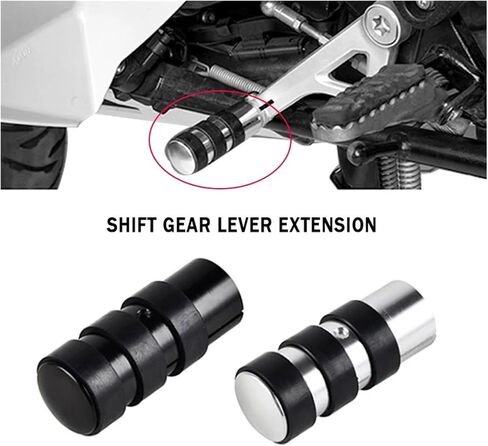 Jininghaibo متوافق مع R1200GS R1250GS LC Adventure G310GS R NINE T1000XR R800R F900XR F900R K1600GT SHIFT GEAN EXTERSION EXTERSION (Silver) in Kuwait