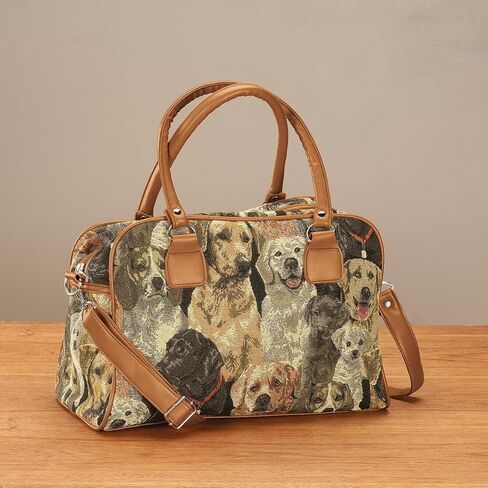 Animal Tapestry Barrel Handbag in Saudi Arabia