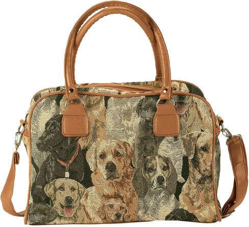 Animal Tapestry Barrel Handbag in Saudi Arabia