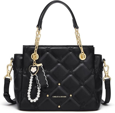 Cnoles Satchel Bag For Women Fashion Leather Handbags and Purses Shoulder Tote Crossbody Top Handle Bags in Saudi Arabia