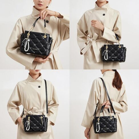 Cnoles Satchel Bag For Women Fashion Leather Handbags and Purses Shoulder Tote Crossbody Top Handle Bags in Saudi Arabia