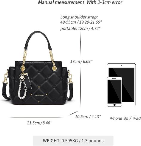 Cnoles Satchel Bag For Women Fashion Leather Handbags and Purses Shoulder Tote Crossbody Top Handle Bags in Saudi Arabia