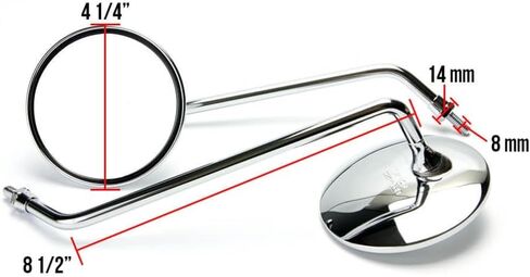 Prima Mirrors, Long Chrome - Buddy in Saudi Arabia