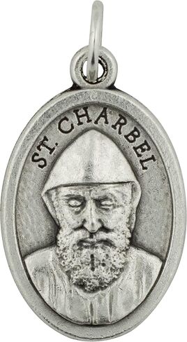 Venerare Small Catholic Saint Medal - Bulk Pack of 10 (Saint Charbel) in Saudi Arabia