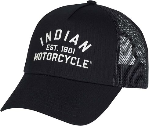 Indian Motorcycle IM Trucker Cap, Black in Saudi Arabia