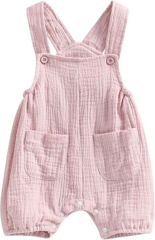Ledy Champswiin Baby Overalls Infant Boy Girl Overall Shorts Summer Toddler Clothes Cute Suspender Jumpsuit in Kuwait
