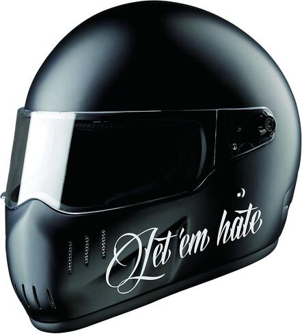 2 Pieces Let 'em Hate Motorcycle in Saudi Arabia