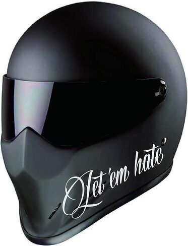 2 Pieces Let 'em Hate Motorcycle in Saudi Arabia