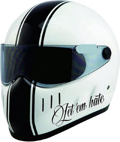 2 Pieces Let 'em Hate Motorcycle in Saudi Arabia