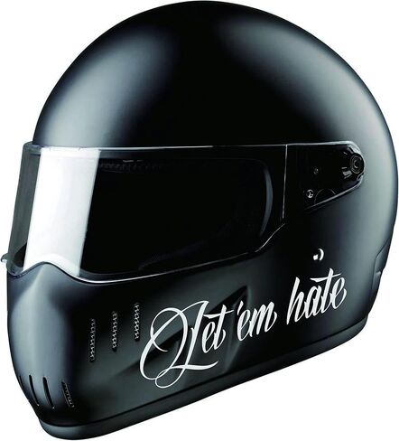 2 Pieces Let 'em Hate Motorcycle in Saudi Arabia