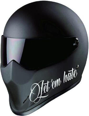 2 Pieces Let 'em Hate Motorcycle in Saudi Arabia