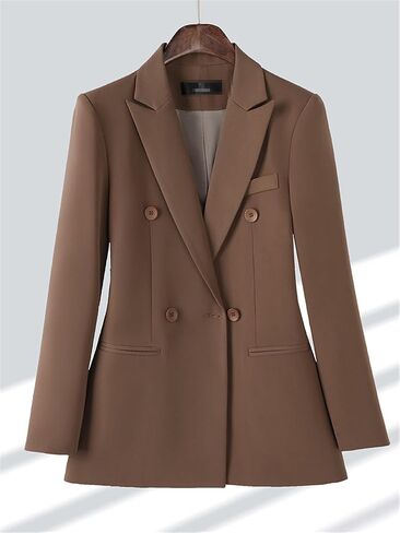 Blazers for Women Fashion Long Sleeves Spring Office Lady Coat in Saudi Arabia
