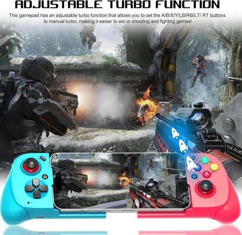 وحدة تحكم في الألعاب المحمولة من arVin لأجهزة iPhone Android مع دعم CASE، ومشغل Hall، وTurbo، ووحدة تحكم الألعاب اللاسلكية عصا التحكم السحابية لأجهزة Xbox Game Pass/Call of Duty Mobile/Genshin/Roblox/Diablo in Kuwait