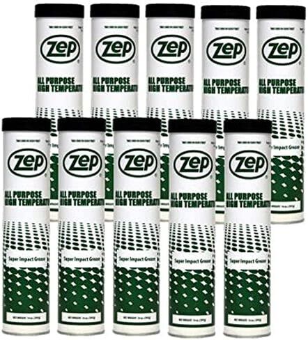 Zep All Purpose High Temperature Grease 14 oz 312104 (Case of 10) - Multi-Purpose, Fortified to Withstand The Heavy Impact and Pressures Common to Industrial Equipment, Superior EP Performance in Saudi Arabia