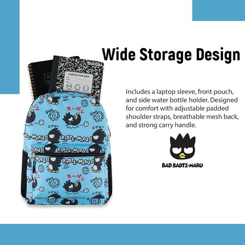 Hello Kitty Allover School Backpack - Hello Kitty ، My Melody ، Kuromi ، Keroppi ، Badtz -Maru - Back Pack for Boys ، Girls ، Women - Hello Kitty School Bookbag (Pink Group) in Saudi Arabia