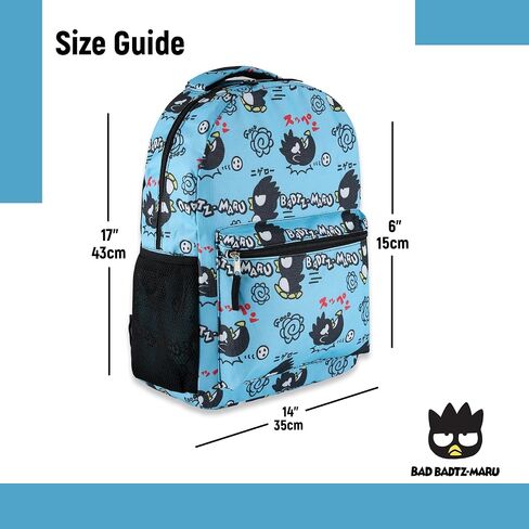 Hello Kitty Allover School Backpack - Hello Kitty ، My Melody ، Kuromi ، Keroppi ، Badtz -Maru - Back Pack for Boys ، Girls ، Women - Hello Kitty School Bookbag (Pink Group) in Saudi Arabia