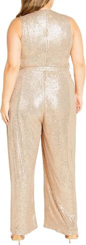 City Chic Women's Plus Size Jumpsuit - Dazzling in Saudi Arabia