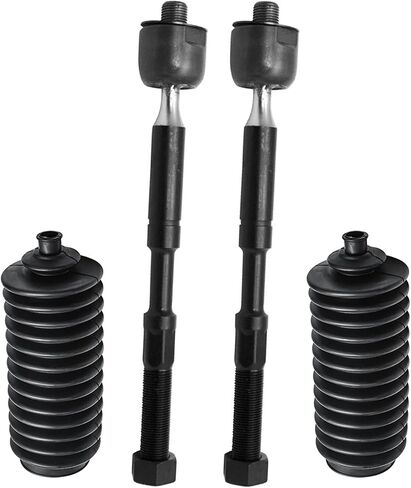 Detroit Axle - 10pc مجموعة التعليق الأمامي لـ Toyota 2011-2020 Sienna 4 INNER OUTER TIE ROD ينتهي 2 روابط بار 2 مفاصل الكرة السفلية 2 BOOTS 2012 2013 2015 2015 2017 2018 2018 Replace in Saudi Arabia
