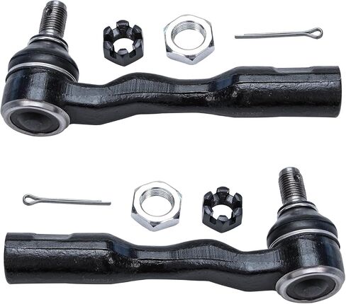 Detroit Axle - Front Tie Rods for 2000-2002 Toyota Sequoia Tundra, 2 Outer Tie Rod Ends Set Replacement in Saudi Arabia