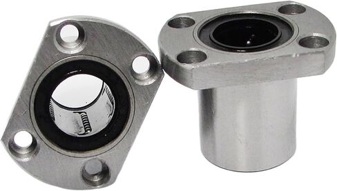 2pcs/lot. Round Flange Linear Ball Bearing Bushing for Linear Guide Rail Rod Round Shaft CNC Part LMH60UU in Saudi Arabia