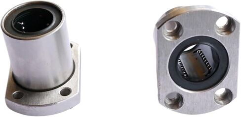 2pcs/lot. Round Flange Linear Ball Bearing Bushing for Linear Guide Rail Rod Round Shaft CNC Part LMH60UU in Saudi Arabia