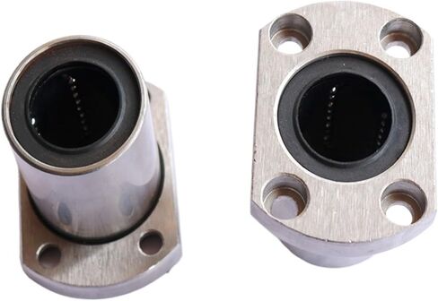 2pcs/lot. Round Flange Linear Ball Bearing Bushing for Linear Guide Rail Rod Round Shaft CNC Part LMH60UU in Saudi Arabia