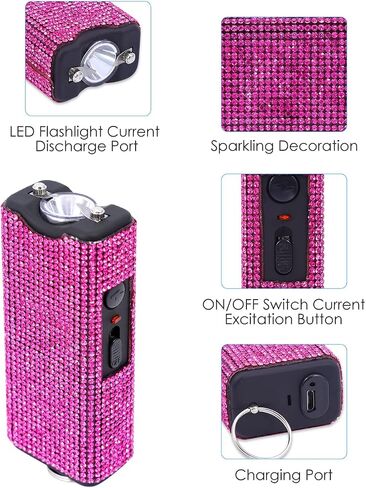 AMIR Safety Keychain Set for Women, Wristlet Keychain with Personal Alarm, Earphone Case, Cute Keychains for Women Girls in Saudi Arabia