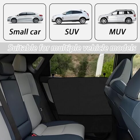 2PCS Car Door Protector for Dogs, Waterproof Anti-Scratch Vehicle Pet Door Covers with Storage Pockets, Auto Back Shield Pet Side Panel Guard Accessories, Universal for Most Cars (Gray) in Kuwait