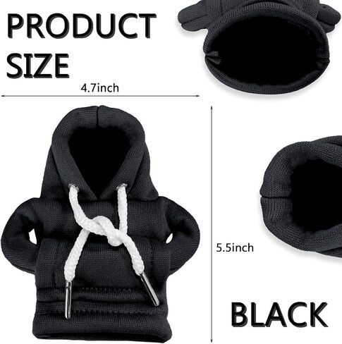 VVAG Gear Shift Hoodie ، Universal Shift Knob Hoodie ، 4.7 بوصة من حامي شيفتر عصا ، غطاء محرك السيارة المضحك ، غطاء محرك أقصى للسيارات (Purple) in Kuwait
