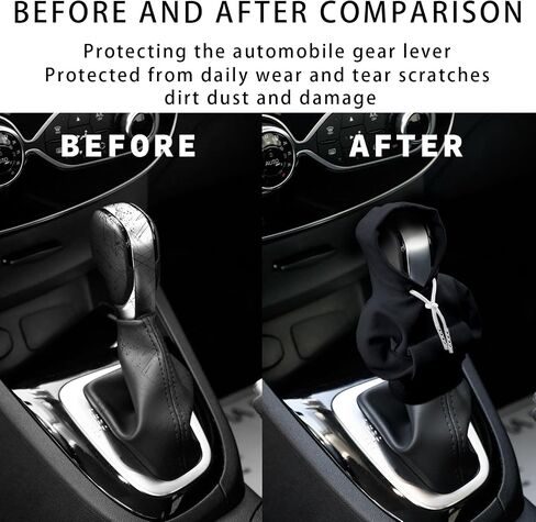 VVAG Gear Shift Hoodie ، Universal Shift Knob Hoodie ، 4.7 بوصة من حامي شيفتر عصا ، غطاء محرك السيارة المضحك ، غطاء محرك أقصى للسيارات (Purple) in Kuwait