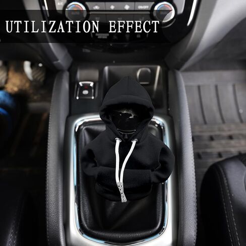 VVAG Gear Shift Hoodie ، Universal Shift Knob Hoodie ، 4.7 بوصة من حامي شيفتر عصا ، غطاء محرك السيارة المضحك ، غطاء محرك أقصى للسيارات (Purple) in Kuwait
