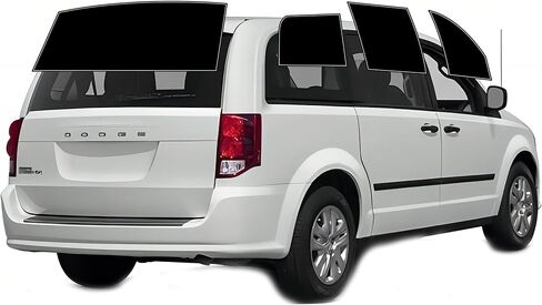 Precut Windows Tint Film All Sides Cars Sun Blocking Protection Privacy Anti Shatter Glass 2 Ply Film Any Tint Shade kit for Dodge Grand Caravan 2008-2020 in Kuwait