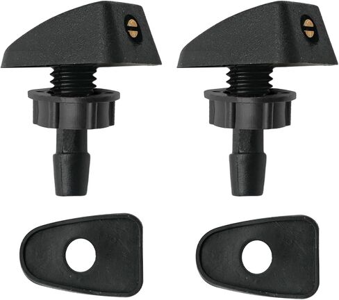 Universal Front Washield Washer Washer Washer Spray Kit مع ضابط فوهة نحاسية ملائمة لمعظم السيارات in Kuwait