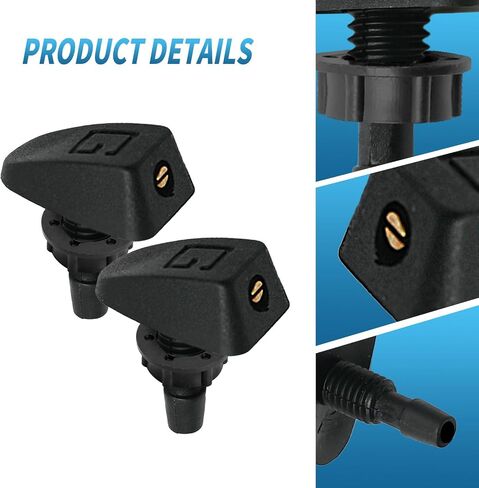 Universal Front Washield Washer Washer Washer Spray Kit مع ضابط فوهة نحاسية ملائمة لمعظم السيارات in Kuwait