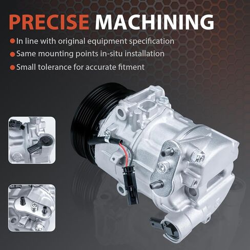 ضاغط تكييف الهواء و A/C القابض لضاغط A/C مع استبدال القابض لـ CH-Evy Cruze/Cruze Limited 1.4L L4 GAS DOHC 2012-2016 in Kuwait
