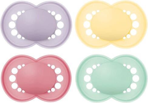 MAM Original Matte Pacifier, 1 sterilzing case, Baby Pacifier, Best Pacifiers for Breastfed Babies, 6-16 Months, Boy in Kuwait