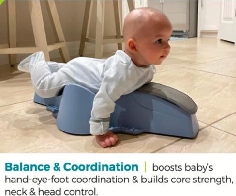Tummy Time Mobility Toy for Infants 4-12 Months (Blue) in Saudi Arabia