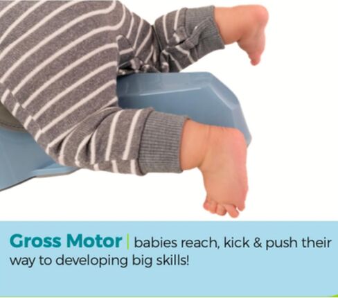 Tummy Time Mobility Toy for Infants 4-12 Months (Blue) in Saudi Arabia