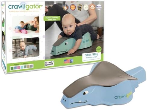 Tummy Time Mobility Toy for Infants 4-12 Months (Blue) in Saudi Arabia