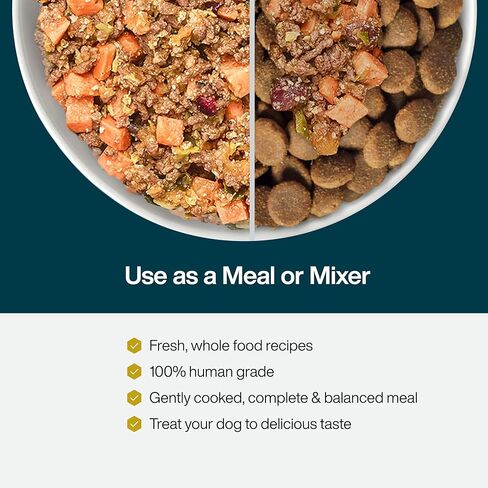 طعام الكلاب الطازج المجمد من JustFoodForDogs، وجبة كاملة أو طعام للكلاب، وصفة طعام للكلاب من لحم البقر والبطاطس الروسية، 18 أونصة (عبوة من 14 قطعة) in Kuwait