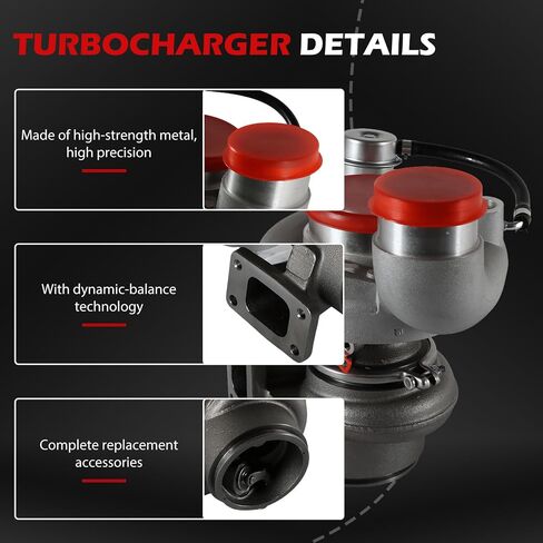 HE351CW Turbocharger Compatible with 2004-2007 Ram 2500 3500 5.9L Cummins Diesel, Turbo Replacement for 4036835 HY35W 4037001 in Saudi Arabia