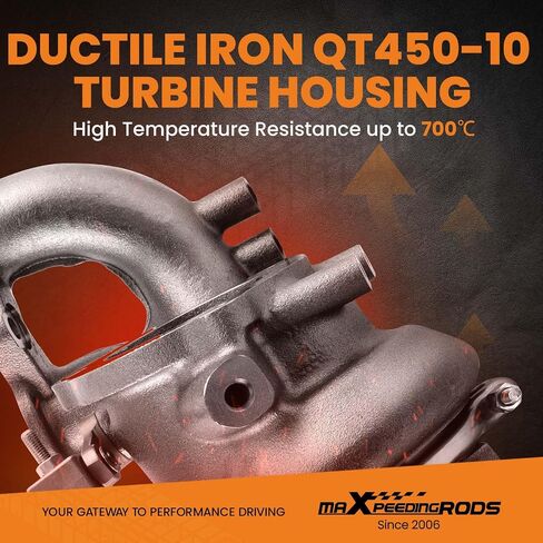 MaxPeedingrods K03 Turbo Turbocharger لـ Hyundai Veloster ، ل Kia Forte Forte5 2014-2017 ، 28231-2b700 ، سلسلة VL الأساسية in Saudi Arabia