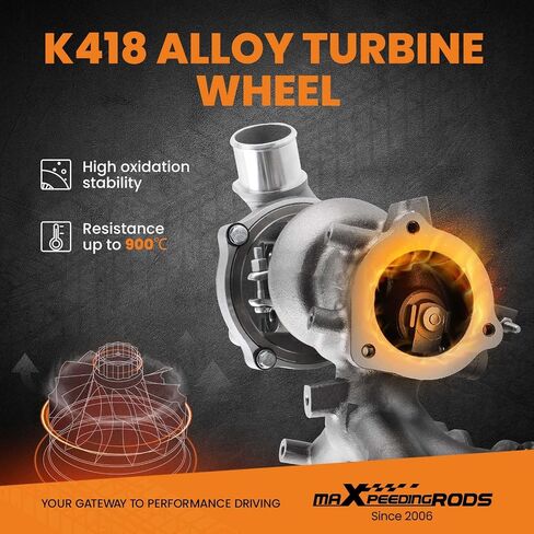 MaxPeedingrods K03 Turbo Turbocharger لـ Hyundai Veloster ، ل Kia Forte Forte5 2014-2017 ، 28231-2b700 ، سلسلة VL الأساسية in Saudi Arabia