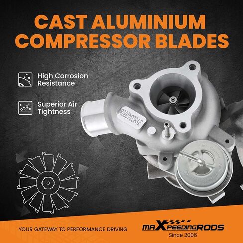 MaxPeedingrods K03 Turbo Turbocharger لـ Hyundai Veloster ، ل Kia Forte Forte5 2014-2017 ، 28231-2b700 ، سلسلة VL الأساسية in Saudi Arabia